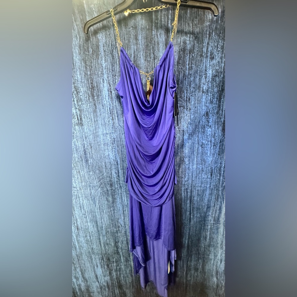 Baby Phat Vibrant Blue Maxi Dress